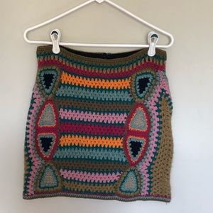 Anthropologie knit skirt S
